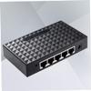 Angoily 5-Port Gigabit Ethernet Splitter Adapter Network Hub 10/100Mbps Fast Ethernet Adapter for Desktop and Wall Mounting view 2