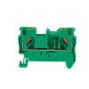 100pcs Din Rail Terminal Block 7 Colors PT-2.5 Spring Electrical Push in Terminal Strip Block Connector PT2.5 Wiring Conductor(Green) view 1