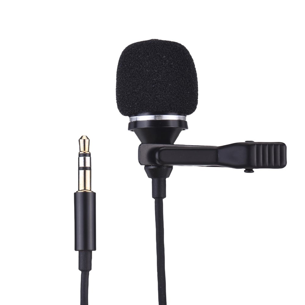 EBTOOLS 3.5mm Lavalier Microphone, Omnidirectional Wired Wearable Mic, Noise Reduction Lav Lapel Mic, for Vlog Interview Streaming Lectures Broadcasters