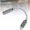 Vikye USB Type C to 4.4mm Balanced Audio Adapter, USB C Male to 4.4mm Female HiFi Headphone Jack, 384KHz/32bit Portable HiFi Headphone Adapter view 4