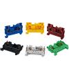 10pcs Din Rail Terminal Block PT-2.5 Push in Terminal Connector Spring Screwless Electrical Wire Conductor PT2.5 Wire Connector(Red) view 3