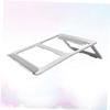 NUOBESTY Laptop Stand Fan Aluminum Alloy Ventilated Laptop Holder Portable Non-Slip for Home Office Travel view 2
