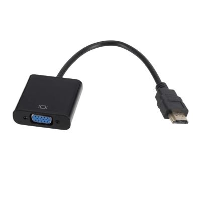 LINGQE 1080P HDMI-Compatible to Adapter Digital Analog HDMI-Compatible Male to Famale Cable Converter for PC HDTV Tablet(Black)