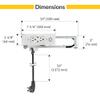 Brixwell QHWU-002 Docking Drawer,Blade White Finish view 2