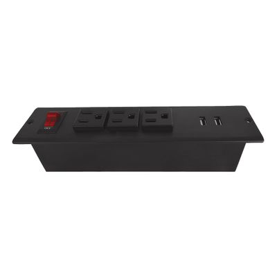 Brixwell QHZ7-002 Power Bar,3 Outlet,2 USBs