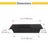 Brixwell QHZ7-002 Power Bar,3 Outlet,2 USBs view 2