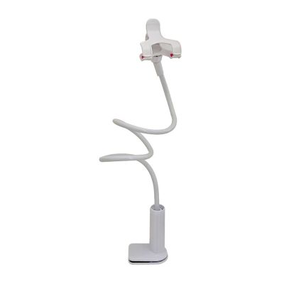 Bedside Desktop Mobile Clamp Bracket Flexible Long Lazy Person Bracket with Handle Overhead Bracket