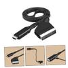 DIYEAH 3pcs Scart to Converter Cable Video and Audio Adapter for Tv No Drivers Needed Supports Standard Definition Low Power Consumption view 3