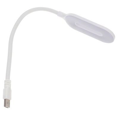 DIYEAH USB Gooseneck Reading Lamp 20LED Flexible Bedside Night Light Adjustable USB Laptop Light for Home and Dorm Reading