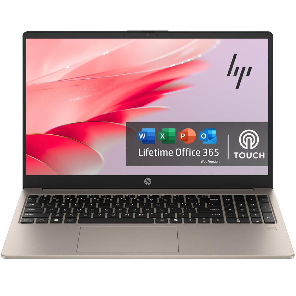HP 15.6 FHD Touchscreen Laptop with Office 365 for The Web, Intel 8-Core I3 (Beat i5-1155G7), 8GB RAM, 768GB Storage(256GB SSD and 512GB External), Windows 11 w/o Mouse
