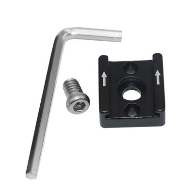 STOBOK 2 Set Metal Cold Shoe Adapter Mount Durable Flash Bracket with Clamping Lock for Secure Camera Use Compatible with Flash Models