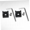 STOBOK 2 Set Metal Cold Shoe Adapter Mount Durable Flash Bracket with Clamping Lock for Secure Camera Use Compatible with Flash Models view 3