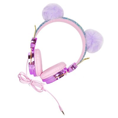 DIYEAH Headphones for Boys and Girls Boys and Girls Headphones Mic Over Ear Earphones Cable Comfortable