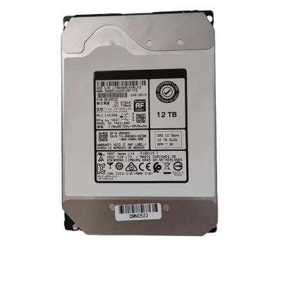 EDRIWYIM 1Pcs Server Hard Drive 12T SAS 12Gb 256M HDD HUH721212AL5200 09HXK6