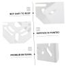 Lurrose 3pcs Steel CCTV Security Camera Pole Mount Bracket Adjustable Loop for PTZ Dome Compatible Camera Models Sturdy Metal Construction view 3