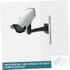 Lurrose 3pcs Steel CCTV Security Camera Pole Mount Bracket Adjustable Loop for PTZ Dome Compatible Camera Models Sturdy Metal Construction view 4