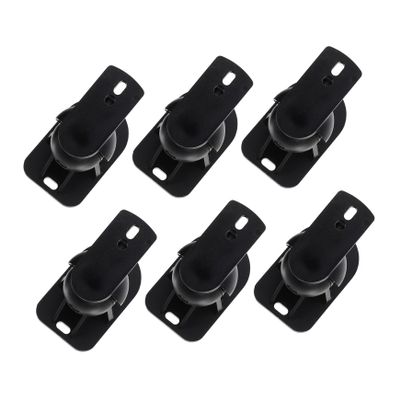 DOITOOL 6sets Home Gaming Workstation Audio Stand Speaker Wall Rack Mount Brackets Heavy Duty Construction
