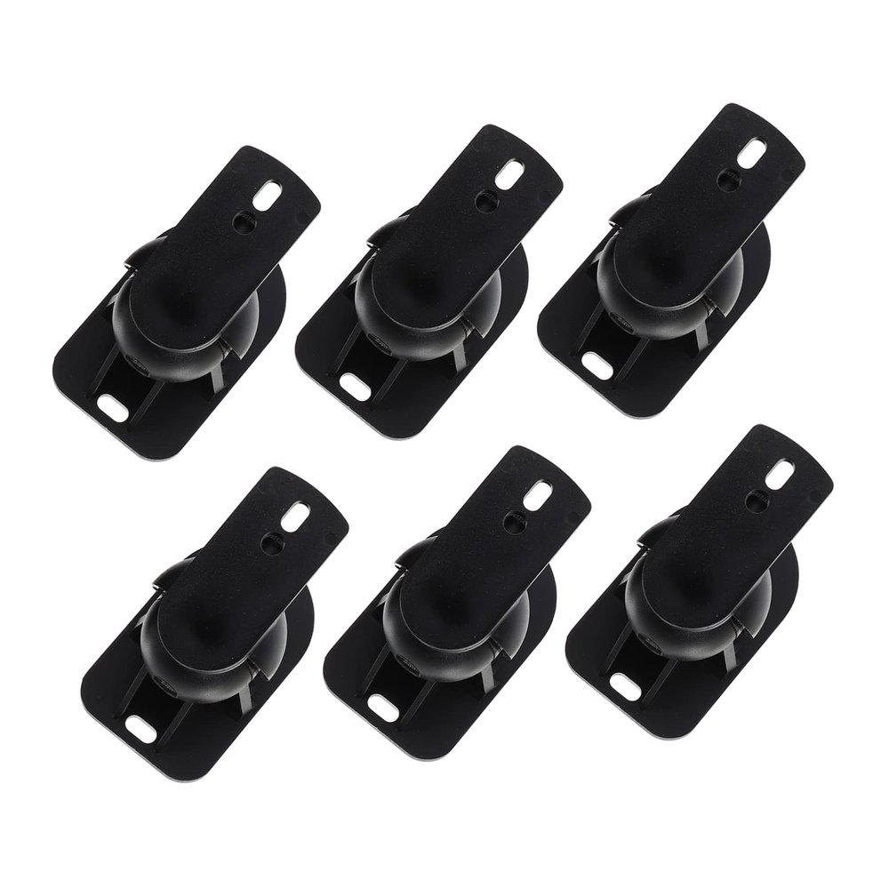 DOITOOL 6sets Home Gaming Workstation Audio Stand Speaker Wall Rack Mount Brackets Heavy Duty Construction
