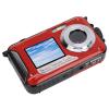 Bewinner Underwater Camera Dual Screens 2.7K 48MP Autofocus Diving Snorkeling Camera for Family Water Parks Lightweight (Red) view 1