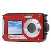 Bewinner Underwater Camera Dual Screens 2.7K 48MP Autofocus Diving Snorkeling Camera for Family Water Parks Lightweight (Red) view 2