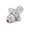 2.4mm Female Connector, 4 Hole Flange, DC-50GHz, Stainless Steel, .086'' Cable Compatible view 2