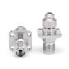 2.4mm Female Connector, 4 Hole Flange, DC-50GHz, Stainless Steel, .086'' Cable Compatible view 3
