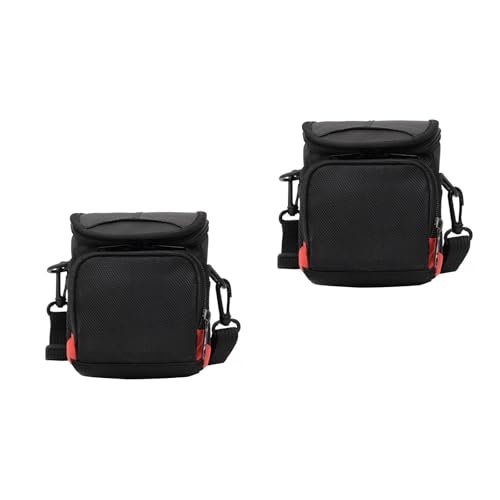 KALLORY 2pcs Camera Storage Bag for Shoulder Carrying Case for Digital Cameras Shock Portable Photography Bag for Travel