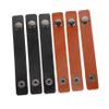 DIYEAH 6pcs Leather Cord Organizer Straps Durable Wire Holder for Electronics Tidy Up Cables and Earphones Practical Compact Design for Use view 1