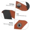 DIYEAH 6pcs Leather Cord Organizer Straps Durable Wire Holder for Electronics Tidy Up Cables and Earphones Practical Compact Design for Use view 3