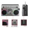 ION Audio Retro Glow Boombox - Deluxe Stereo AM/FM Radio Cassette Dual Speakers with Full-Range Bass (Renewed) view 4