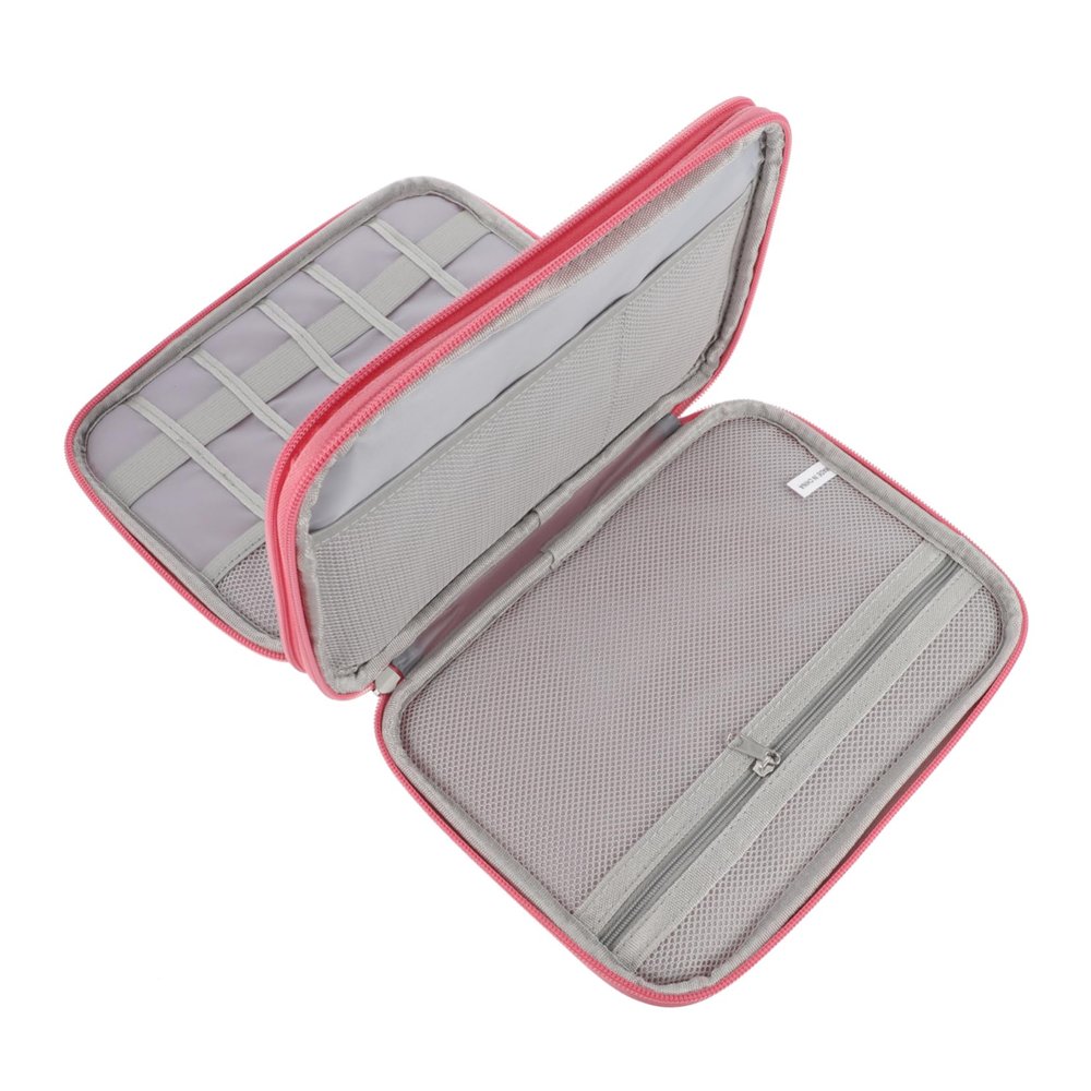 DIYEAH 1pc Digital Accessory Storage Bag Multi Functional Organizer Pouch for Electronics Data Cables and Sundries for Business Professionals and Travelers