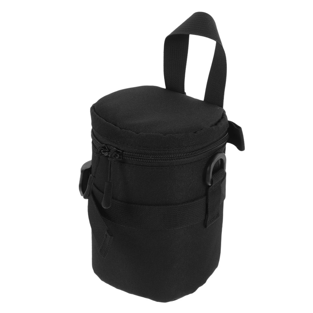 SHINEOFI Practical Camera Lens Pouch Small Lens Cover Bag for and Mirrorless Cameras Shockproof Design for Easy Storage and of Lenses and Accessories