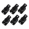 Housoutil 6Sets Speaker Wall Mount Brackets for Surround Sound Heavy Duty Construction Swivel and Tilt for Optimal Viewing Angle Finish for Home Theater view 1
