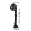 SENECESLI Suction Cup Fan, USB Powered Car Cooling Fan with 3 Speeds, 360 Adjustable Rotatable Quiet Camping for Truck Van Boat SUV RV Window, Windshield, Dashboard, Black (Extended) view 4