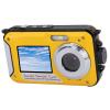 Bewinner Underwater Camera Dual Screens 2.7K 48MP Autofocus Diving Snorkeling Camera for Family Water Parks Lightweight (Yellow) view 2
