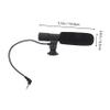 Angoily 1pc DSLR Camera Microphone Compact External Mic for Professional Photography and Interviews Easy to Mount Design for Vlogging and Recording Digital Cameras view 2