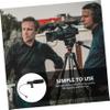 Angoily 1pc DSLR Camera Microphone Compact External Mic for Professional Photography and Interviews Easy to Mount Design for Vlogging and Recording Digital Cameras view 3