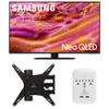 Samsung QN43QN90FAFXZA 43 Inch Neo QLED 4K QN90F Vision AI Smart TV with a Walts Medium Full Motion Mount and Amber Protection 3-Outlet-Surge Surge Protector (2025) view 1