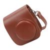 TEHAUX Small Instant Camera Protective Bag PU Pouch with Strap Compatible with Mini Scratch Resistant Design Clamshell Style for Easy Access view 1