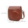 TEHAUX Small Instant Camera Protective Bag PU Pouch with Strap Compatible with Mini Scratch Resistant Design Clamshell Style for Easy Access view 2