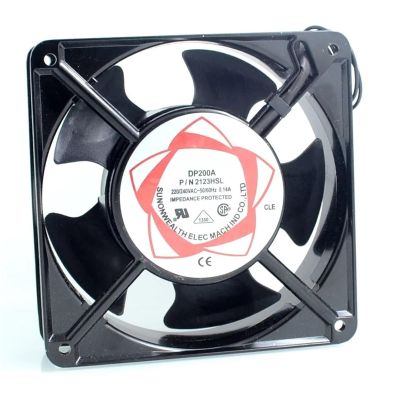 1pc Cabinet Cooling Fan DP200A P/N 2123HSL 220V 0.14A Axial Fans 120 * 120 * 38mm