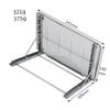 Angoily Adjustable Foldable Laptop and Tablet Stand for Artists Six-Level Height Adjustment Compatible Portable Black Design view 3