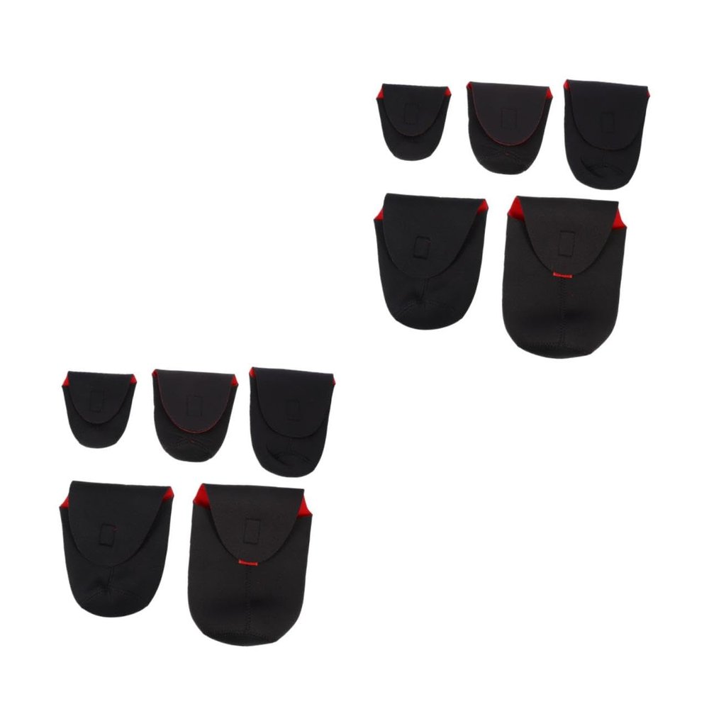 COHEALI 2sets 5pcs Camera Lens Case Bag Shockproof Neoprene Protection for Dslr Lenses Secure Transport with Belt Loop Clip Durable Lens Pouch for Outdoor Use 5pcs*2