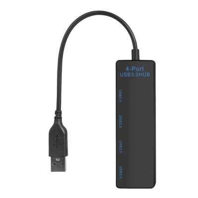 KoovDem Efficient USB3.0 Hub 4Port USB Splitter for Computer and Compatible fit for Mouse Keyboard Printer Hard Connection