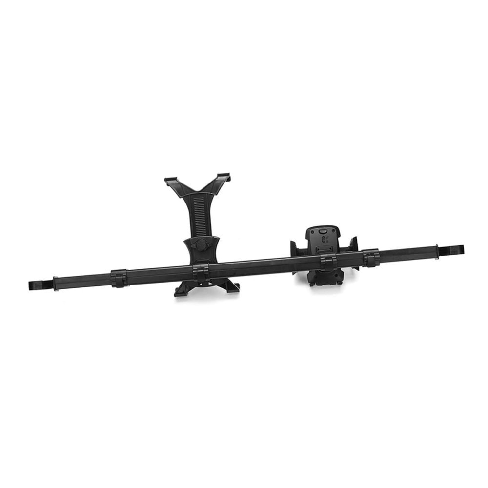 Luxshiny Rotatable Car Tablet Holder for Backseat Headrest Mount for Tablets and Phones Durable Black Design for Entertainment During
