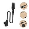 DIYEAH Scart to Converter Video Audio Video Adapter Direct Connection Cable for Tvs VHS VCR and DVD Recorders Composite to Digital Signal Conversion view 4