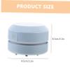NUOBESTY Portable Desktop Vacuum Cleaner Lightweight Cordless Stick Vacuum Mini Desk for Office and Home view 2