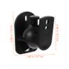HOMSFOU 6 Sets Surround Sound Speaker Wall Mount Bracket Durable Wall Mount Speaker Stand for Home Ktv Bars and Concerts Sleek Design view 2
