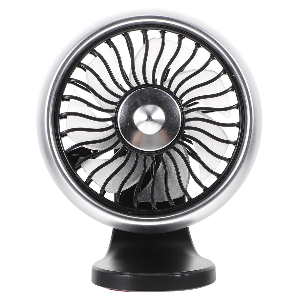 Angoily Car Fan with Light Vehicle Cooling Fan for Car Air Conditioning Lightweight Design for Home Office and Travel Use