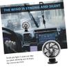 Angoily Car Fan with Light Vehicle Cooling Fan for Car Air Conditioning Lightweight Design for Home Office and Travel Use view 4